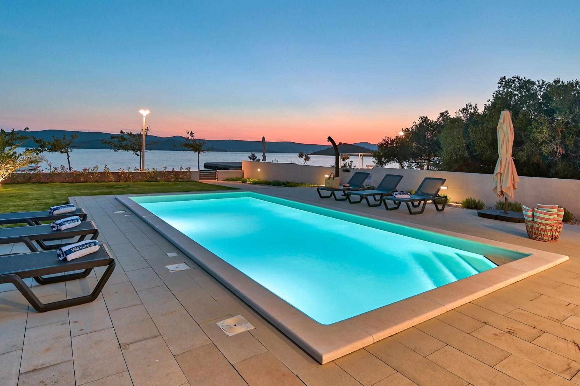 Villa Roberta Zadarvillas Turanj Bagian luar foto